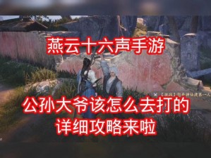 燕云十六声公孙大爷怎么打 燕云十六声：公孙大爷打法攻略