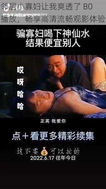 邻居小寡妇让我爽透了 B0 播放，畅享高清流畅观影体验