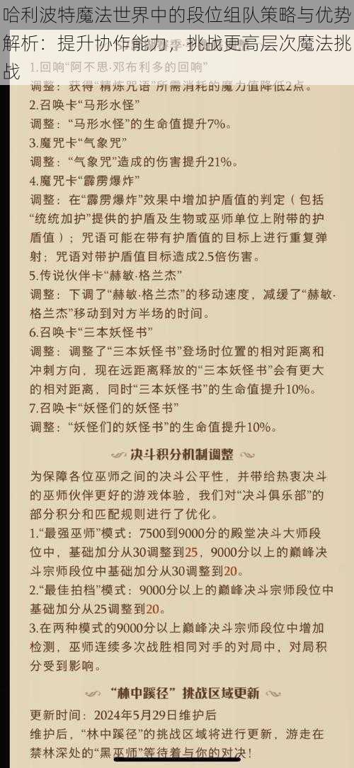 哈利波特魔法世界中的段位组队策略与优势解析：提升协作能力，挑战更高层次魔法挑战