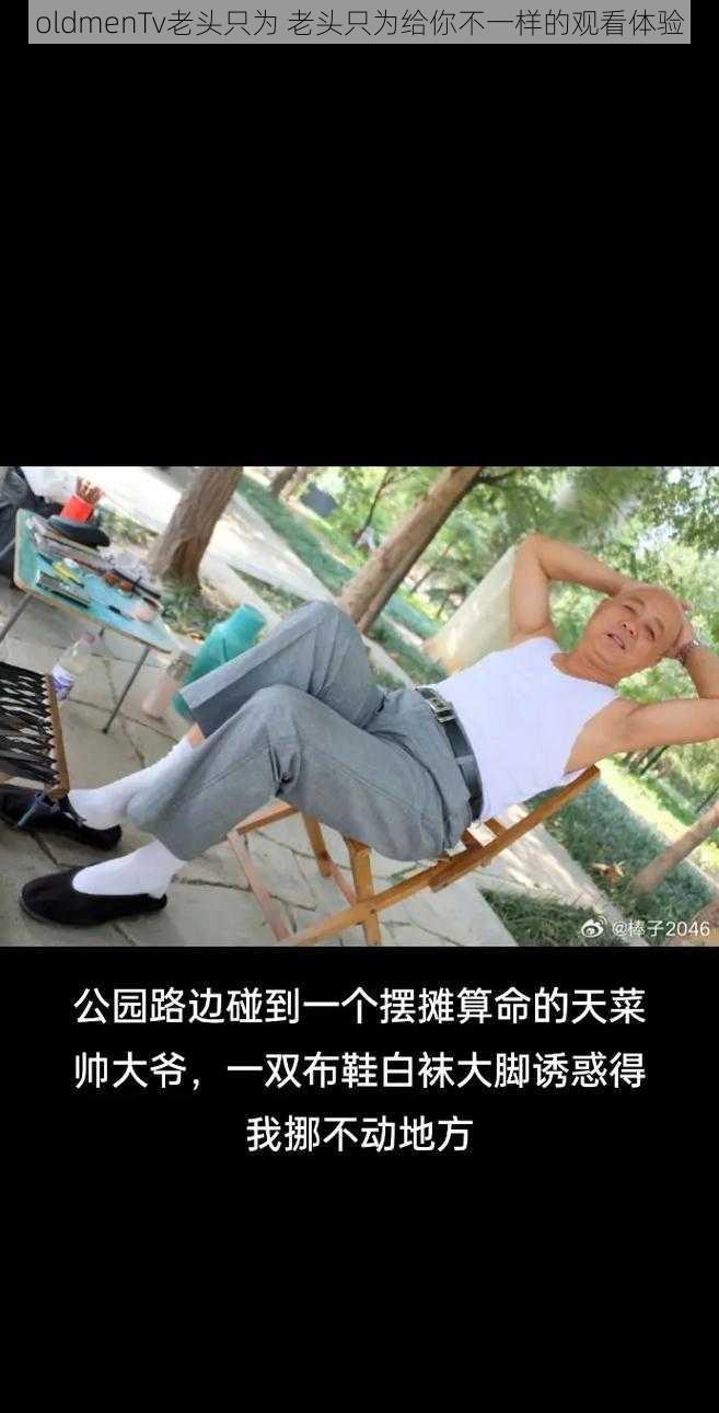 oldmenTv老头只为 老头只为给你不一样的观看体验