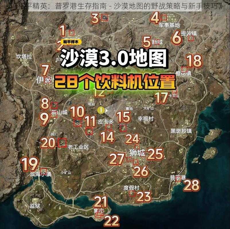 《和平精英：普罗港生存指南 - 沙漠地图的野战策略与新手技巧》