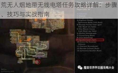 荒无人烟地带无线电塔任务攻略详解：步骤、技巧与实战指南