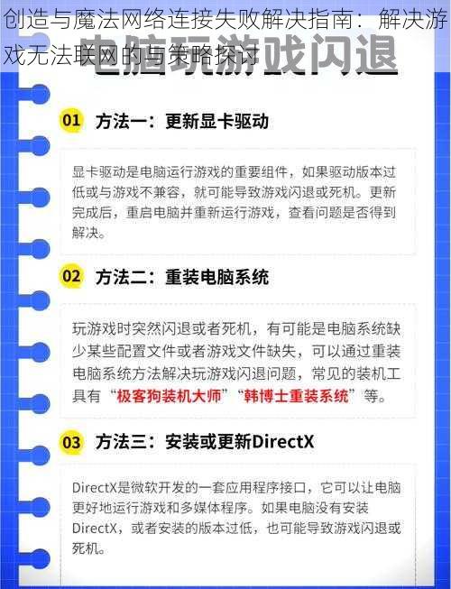 创造与魔法网络连接失败解决指南：解决游戏无法联网的与策略探讨