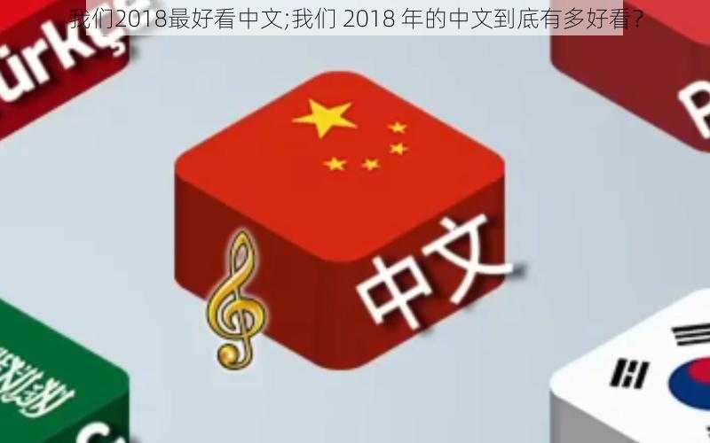 我们2018最好看中文;我们 2018 年的中文到底有多好看？