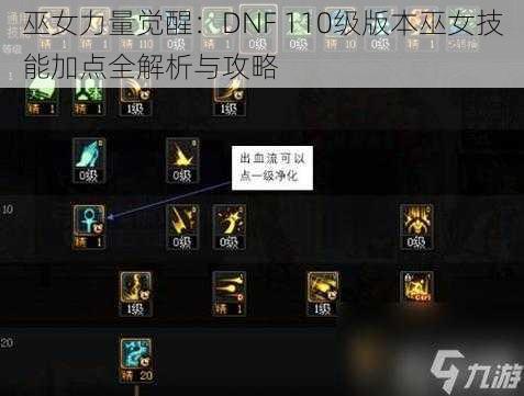 巫女力量觉醒：DNF 110级版本巫女技能加点全解析与攻略