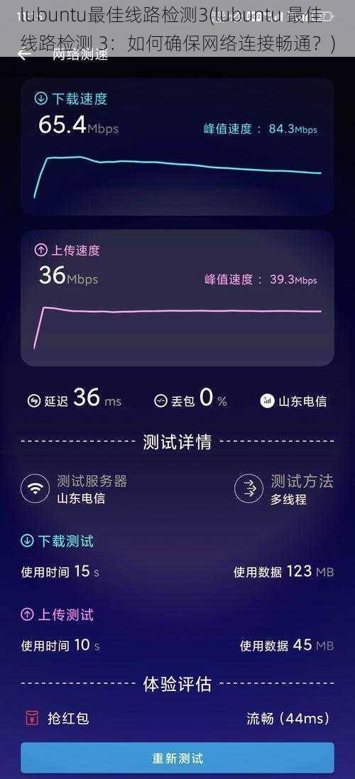 lubuntu最佳线路检测3(lubuntu 最佳线路检测 3：如何确保网络连接畅通？)
