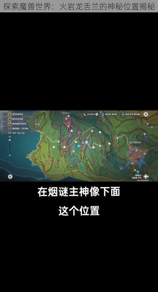 探索魔兽世界：火岩龙舌兰的神秘位置揭秘