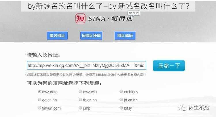 by新域名改名叫什么了—by 新域名改名叫什么了？