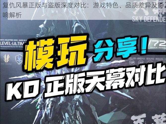 复仇风暴正版与盗版深度对比：游戏特色、品质差异及影响解析