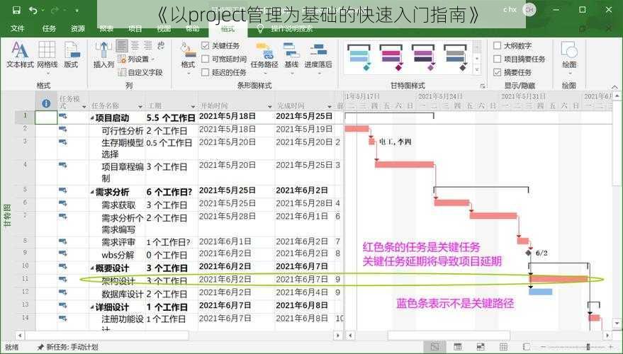 《以project管理为基础的快速入门指南》