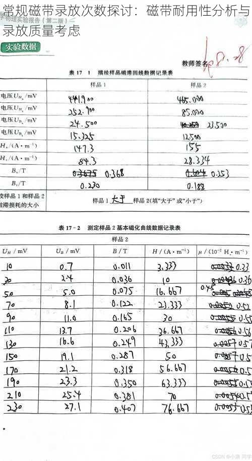 常规磁带录放次数探讨：磁带耐用性分析与录放质量考虑