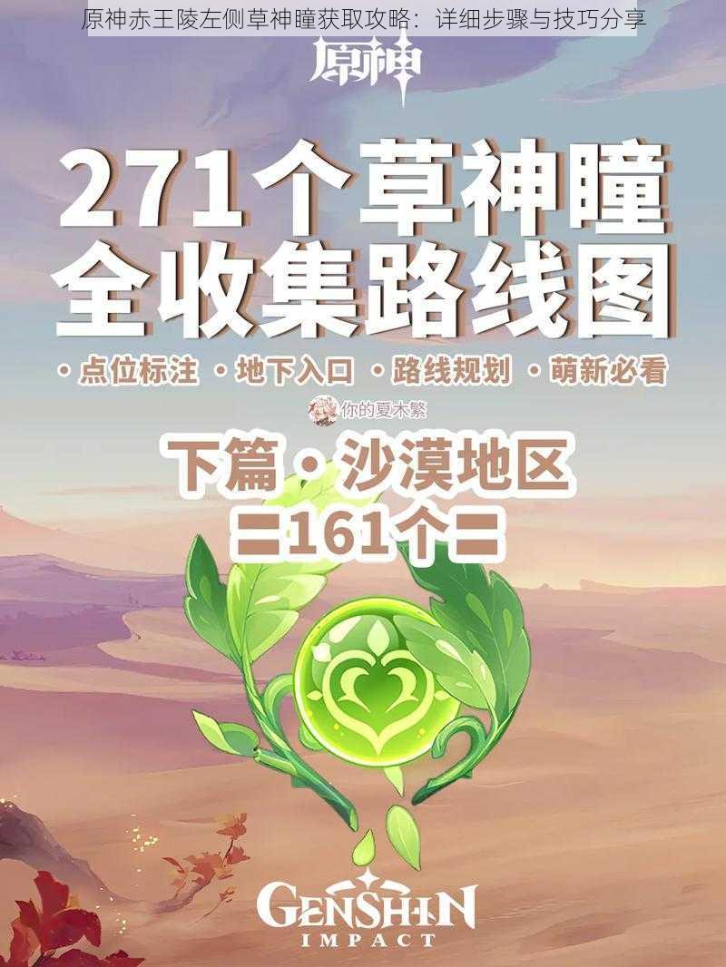 原神赤王陵左侧草神瞳获取攻略：详细步骤与技巧分享